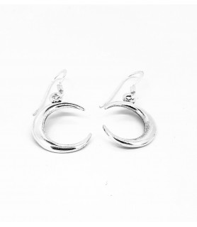 Boucles d'oreilles lune Argent 925