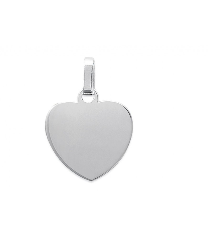 Pendentif   Cœur argent 925 photo gravure