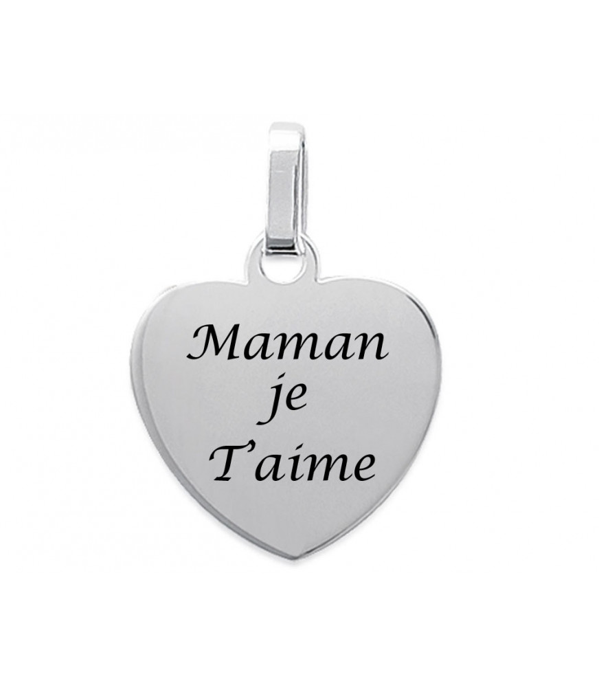 Paire De Pendentifs Coeurs Séparables En Argent Massif 925 - Vintage - Occasion Bon état