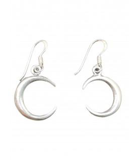 Boucles d'oreilles lune Argent 925