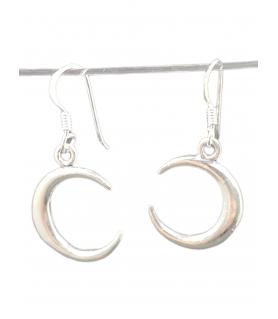 Boucles d'oreilles lune Argent 925