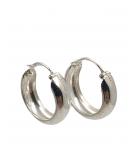 Boucles d'oreilles anneau argent 925