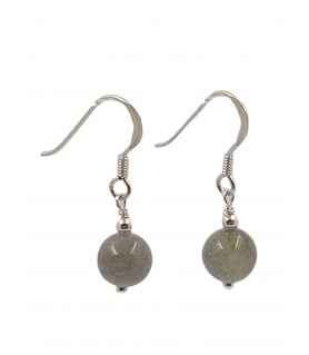 Boucles d'oreilles en Labradorite