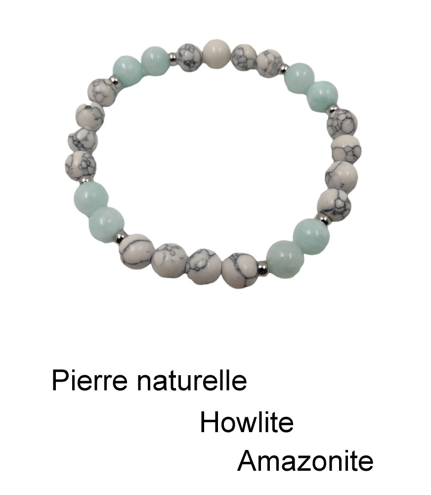 Bracelet pierre naturelle homme - Nature & plantes