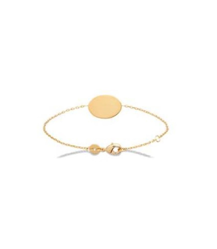 Bracelet Gourmette Or 750 3MIC 18 Cm