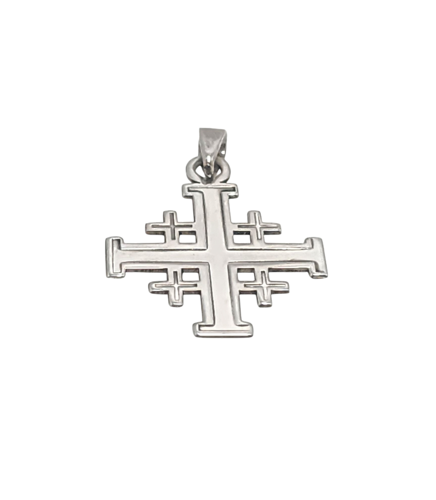 Croix de Jérusalem en argent 925
