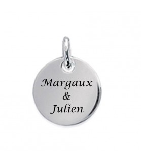 Pendentif rond argent 925